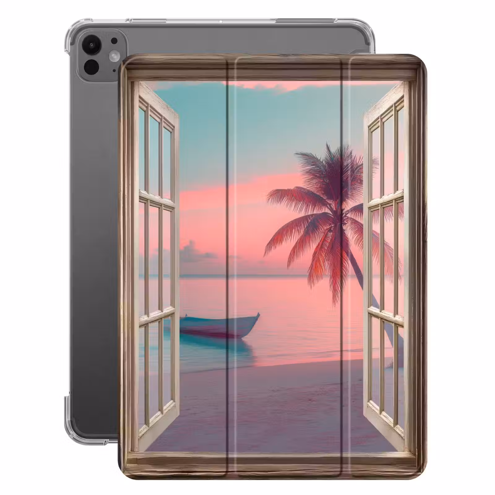 iPad-Hülle - Durchblick - Strand - Palme - Tropisch — 1