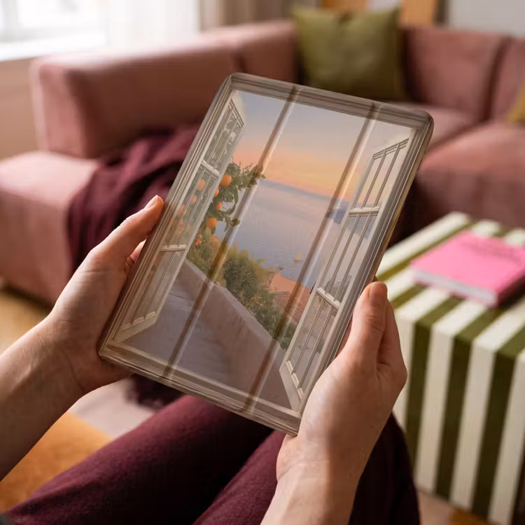 iPad-Hülle - Durchblick - Ausblicke - See - Landschaft — 4