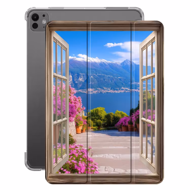 iPad-Hülle - Durchblick - Berg - Landschaft - Ausblicke - See — 1