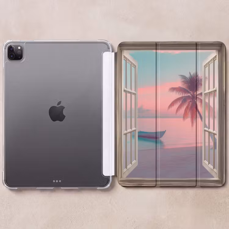 iPad-Hülle - Durchblick - Strand - Palme - Tropisch — 6
