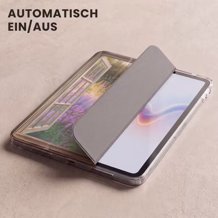 iPad-Hülle - Durchsichtig - Blumen - Fenster - Natur — 5