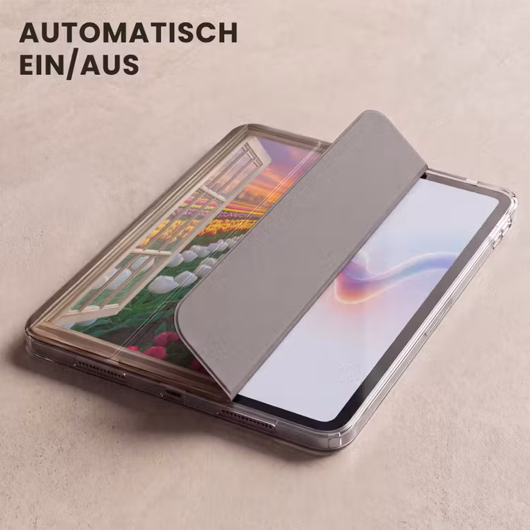 iPad-Hülle - Ausblick - Blumen - Tulpen - Bunt - Sonnenuntergang — 5