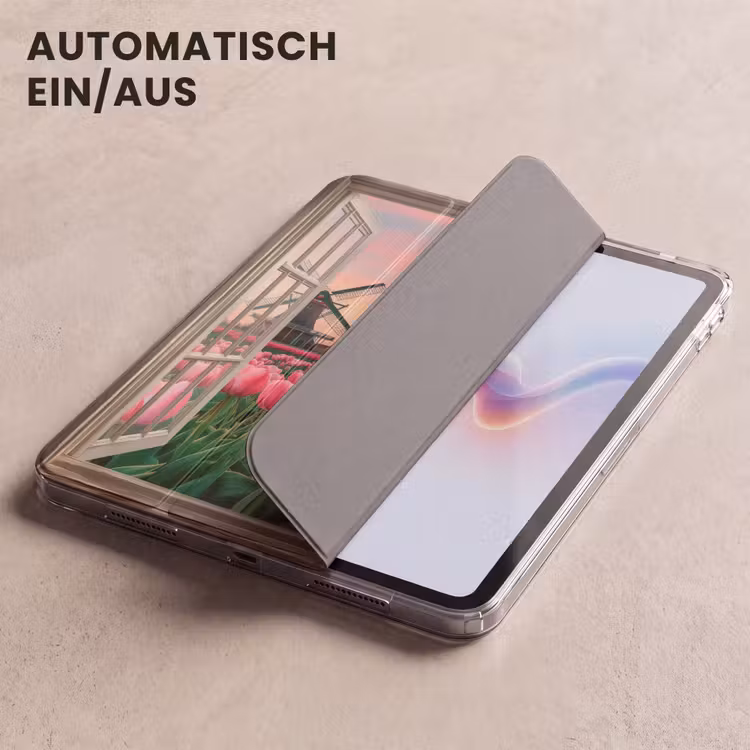 iPad-Hülle - Ausblick - Tulpen - Blumen - Mühle - Fenster — 5