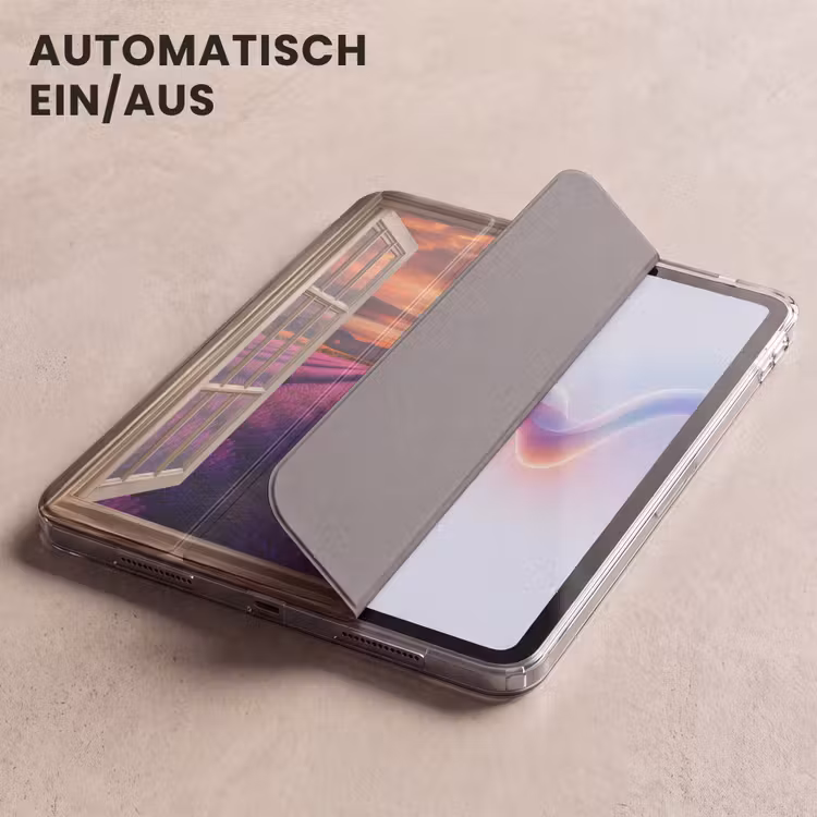 iPad-Hülle - Durchsichtig - Lavendel - Landschaft - Blumen - Lila — 5