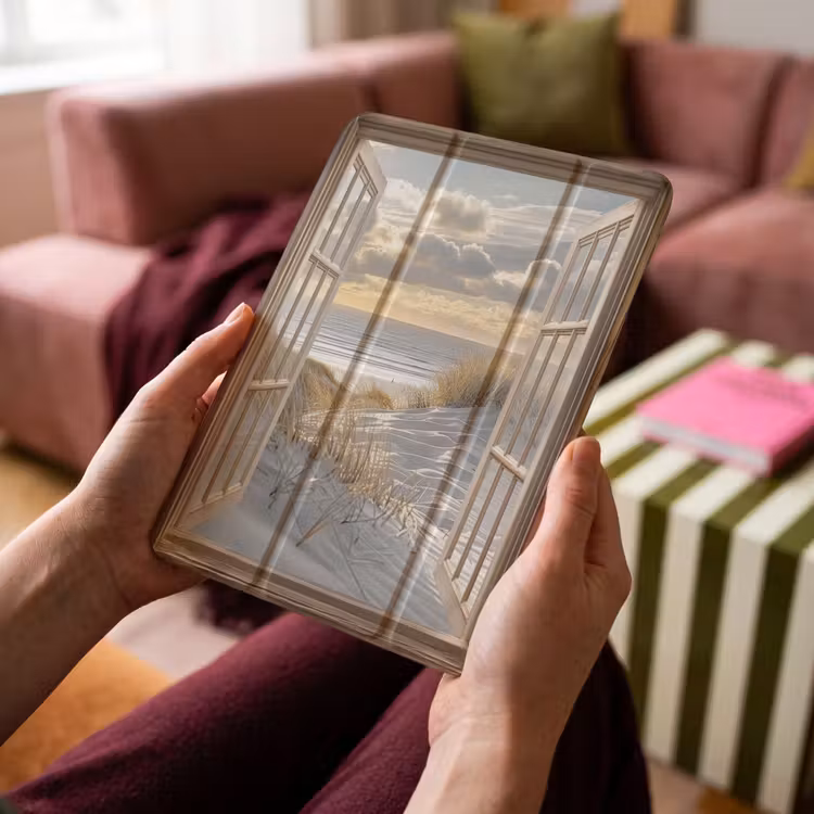 iPad-Hülle - Ausblick - Strand - Dünen - Meer - Natur — 4