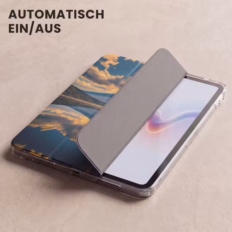 iPad-Hülle - Berg - Fluss - Sonnenuntergang — 5