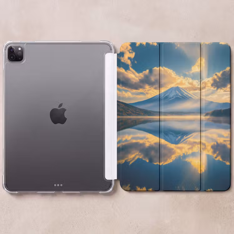 iPad-Hülle - Berg - Fluss - Sonnenuntergang — 6