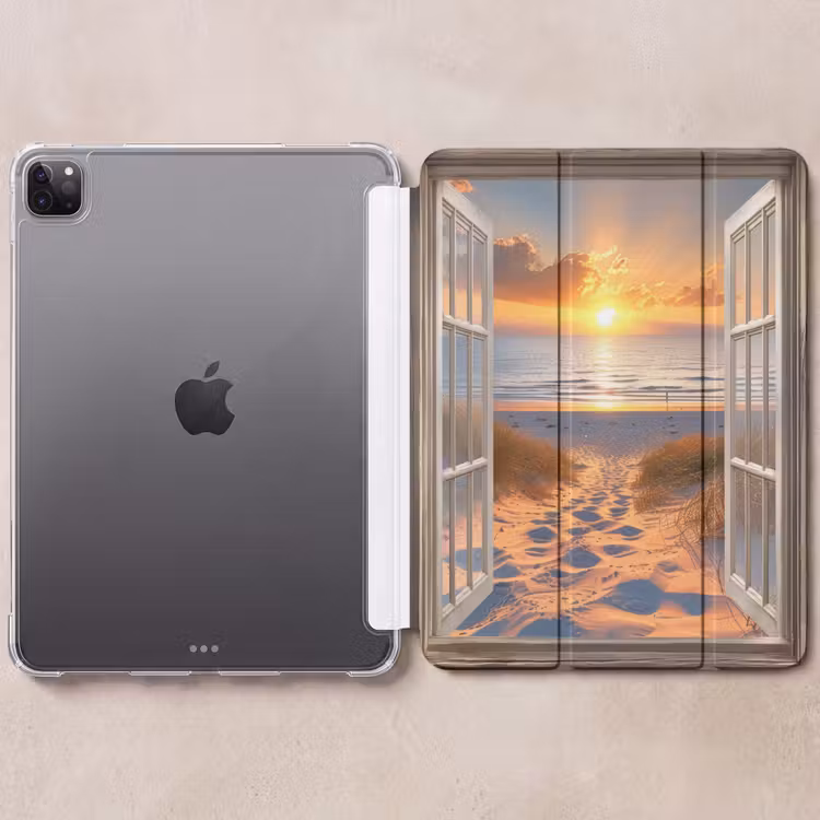 iPad-Hülle - Durchblick - Strand - Dünen - Sonnenuntergang — 6