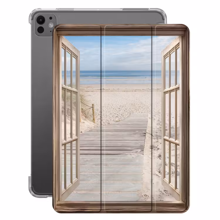 iPad-Hülle - Durchblick - Strand - Dünen - Weg - Landschaft — 1