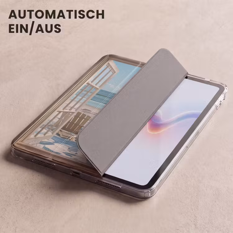 iPad-Hülle - Durchsichtig - Strandkörbe - Dünen - Meer - Natur — 5
