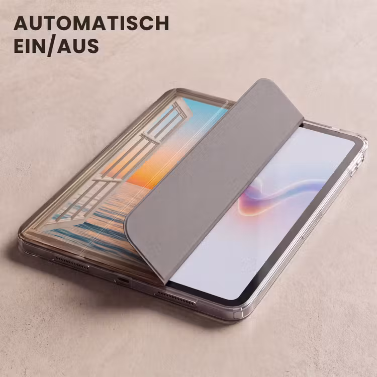 iPad-Hülle - Transparenter Blick - Meer - Boot - Sonnenuntergang — 5