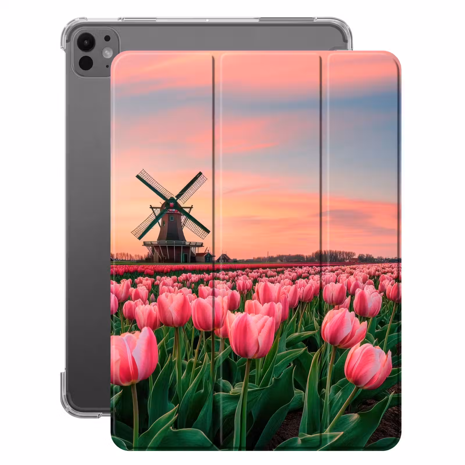 iPad-Hülle - Tulpen - Mühle - Niederlande — 1