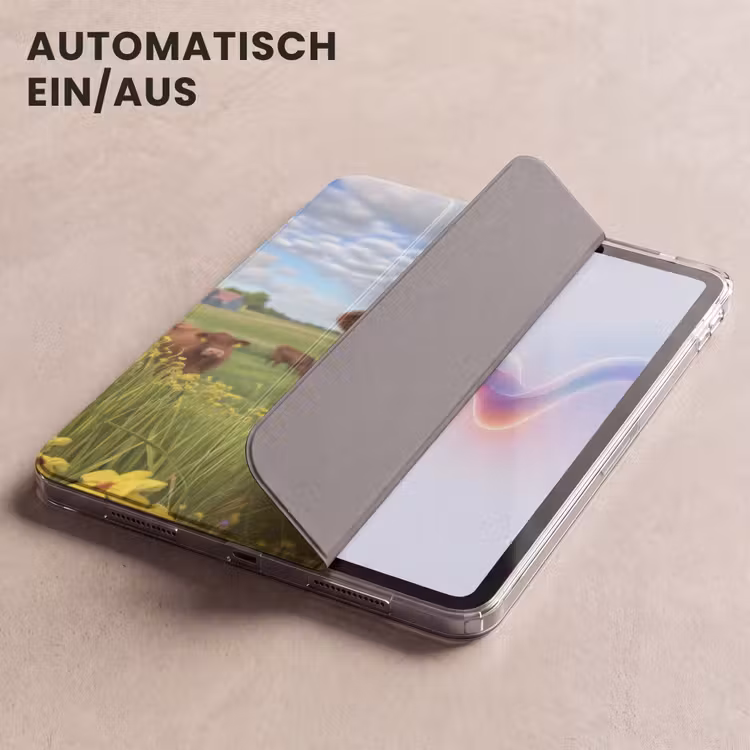 iPad-Hülle - Kuh - Wiese - Blumen — 5