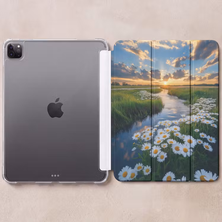 iPad-Hülle - Strom - Landschaft - Gänseblümchen — 6