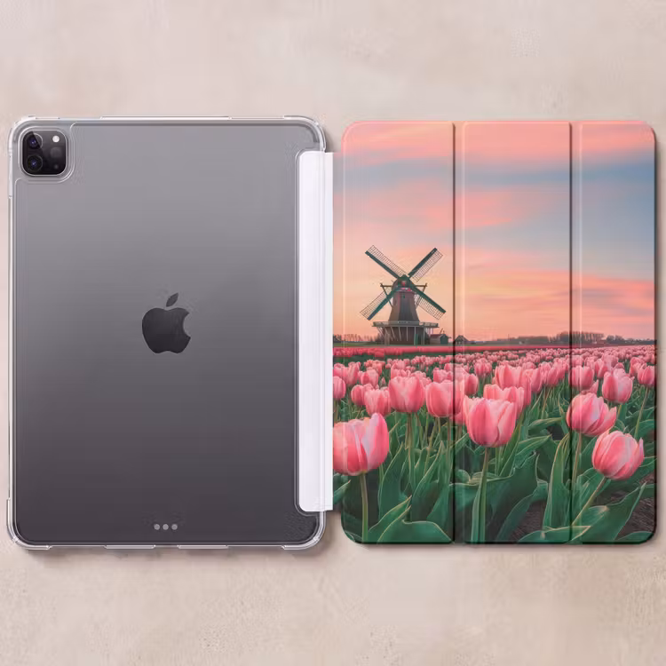 iPad-Hülle - Tulpen - Mühle - Niederlande — 6
