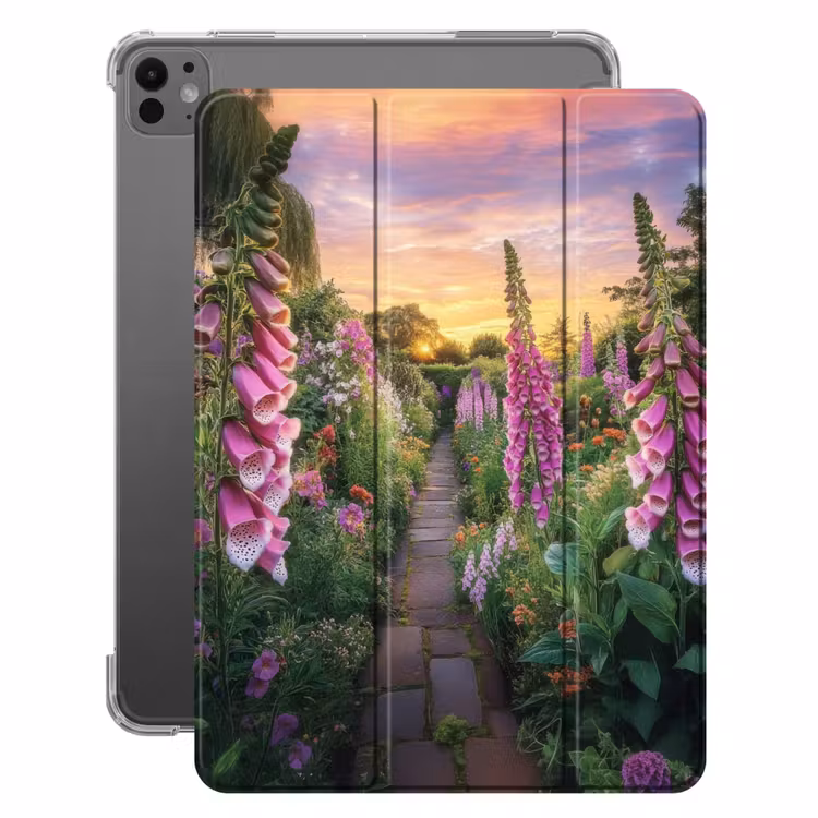 iPad-Hülle - Fingerhut - Blumen - Garten — 1