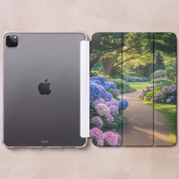 iPad-Hülle - Hortensienpark - Weg — 6