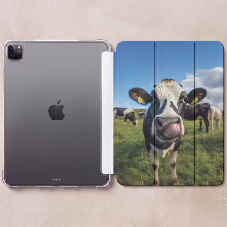 iPad-Hülle - Kuh - Zunge - Wiese — 6