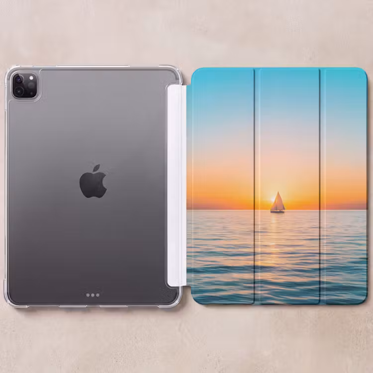 iPad-Hülle - Meer - Segelboot - Sonnenuntergang — 6