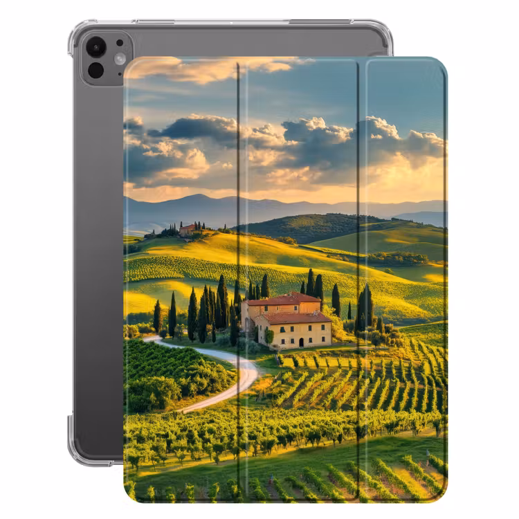iPad-Hülle - Toskana - Landschaft - Weinberge — 1