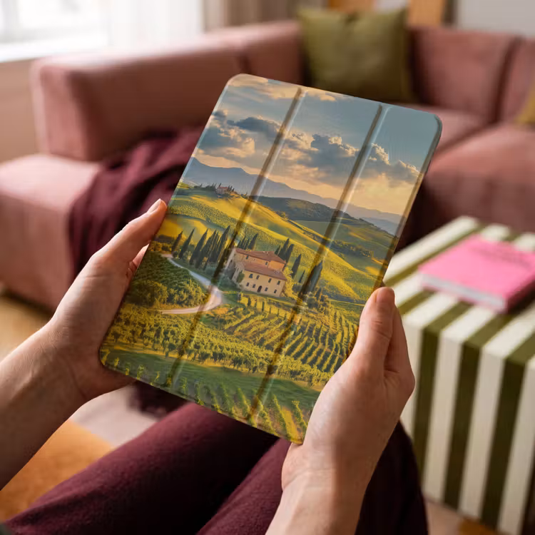 iPad-Hülle - Toskana - Landschaft - Weinberge — 4