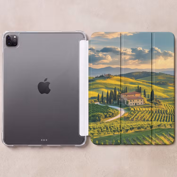 iPad-Hülle - Toskana - Landschaft - Weinberge — 6