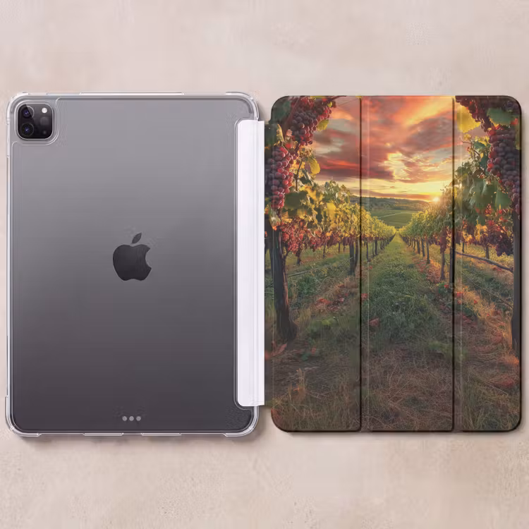 iPad-Hülle - Weinberg - Weintrauben - Sonnenuntergang — 6