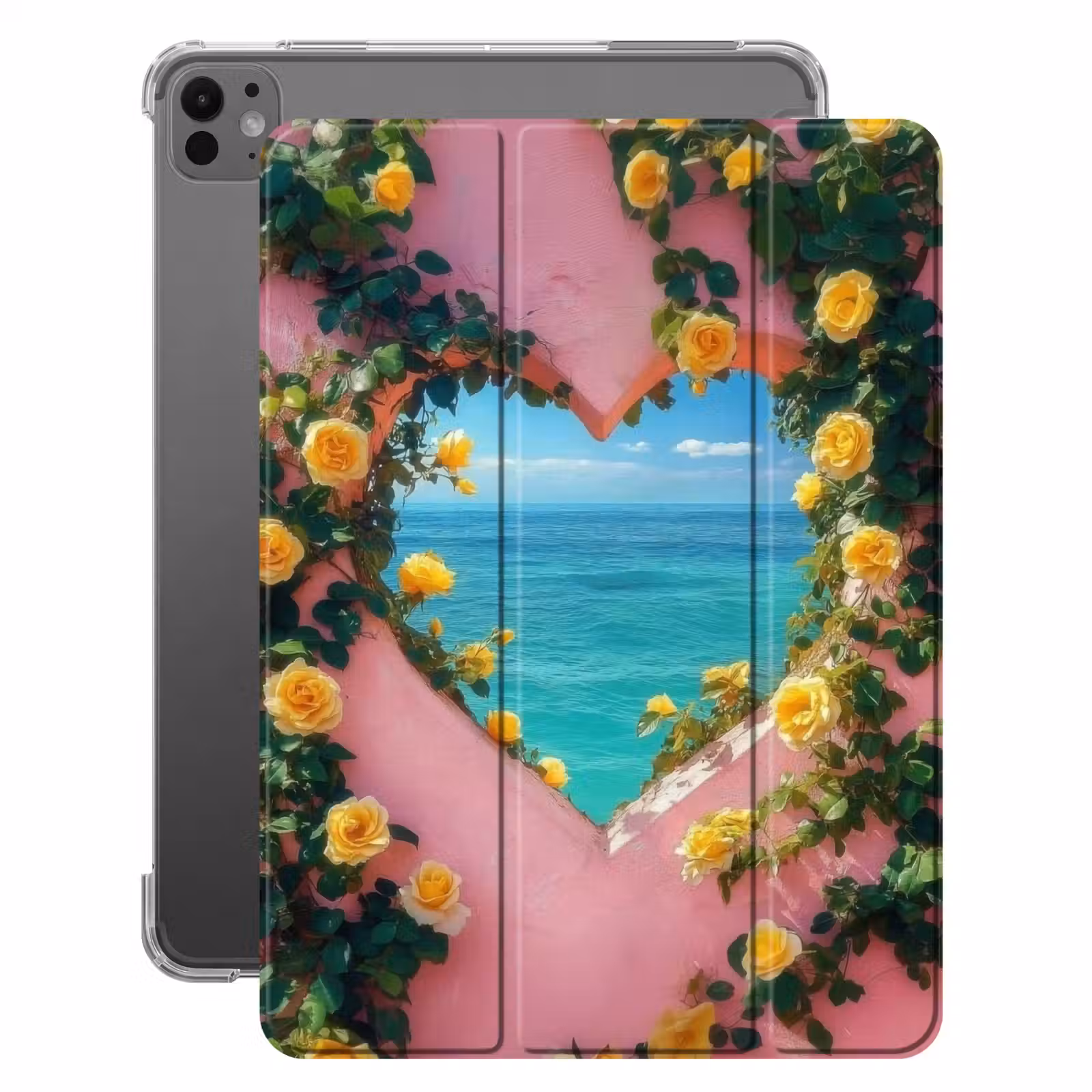 iPad-Hülle - Herz - Meer - Wand — 1