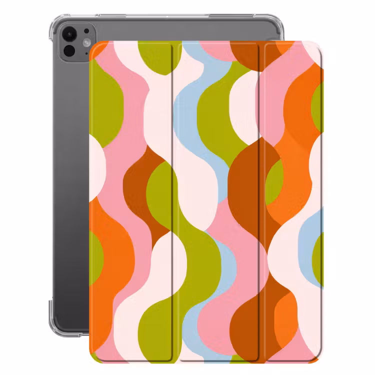 iPad-Hülle - Abstrakt - Formen - Rosa — 1