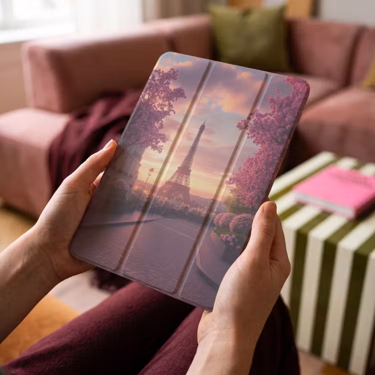iPad-Hülle - Eiffelturm - Paris - Rosa — 4