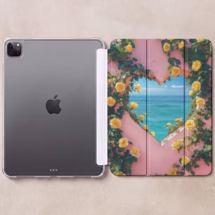 iPad-Hülle - Herz - Meer - Wand — 6