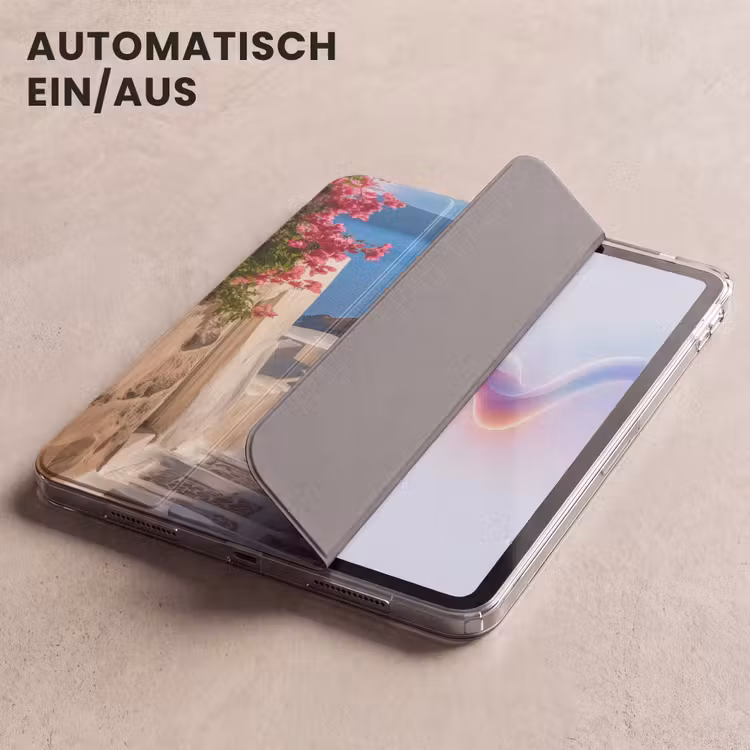 iPad-Hülle - Santorin - Blumen - Griechenland — 5