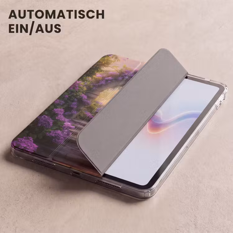 iPad-Hülle - Tor - Lila - Blumen — 5