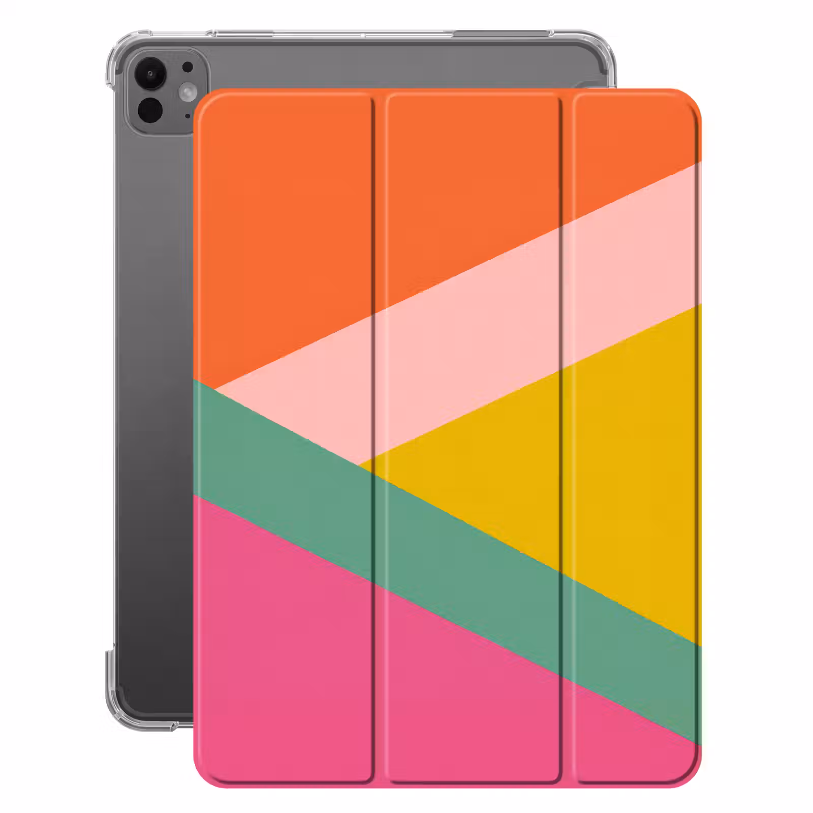 iPad-Hülle - Dreiecke - Bunt - Abstrakt — 1