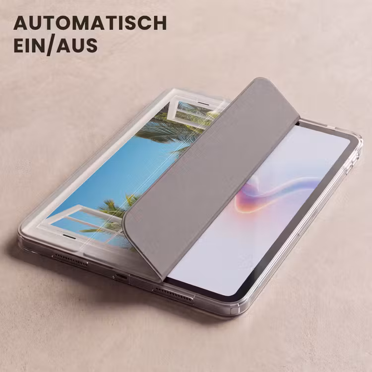 iPad-Hülle - Aussicht - Strand - Palme - Boot - Tropisch - Meer - Blau — 5