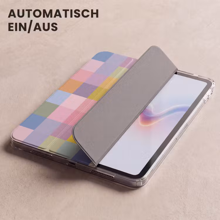 iPad-Hülle - Blöcke - Quadratisch - Gemustert - Farbig — 5