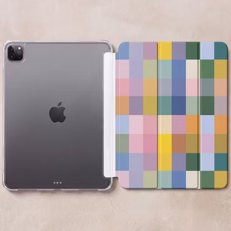 iPad-Hülle - Blöcke - Quadratisch - Gemustert - Farbig — 6
