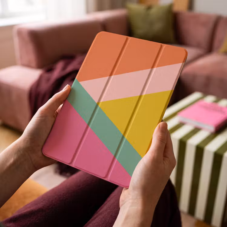 iPad-Hülle - Dreiecke - Bunt - Abstrakt — 4