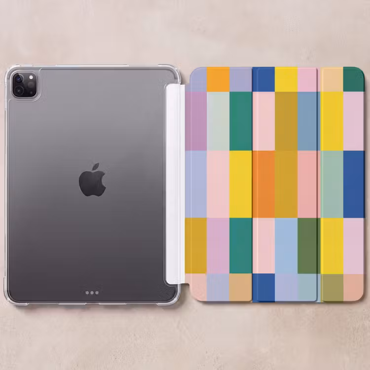 iPad-Hülle - Streifen - Blau - Muster - Abstrakt — 6