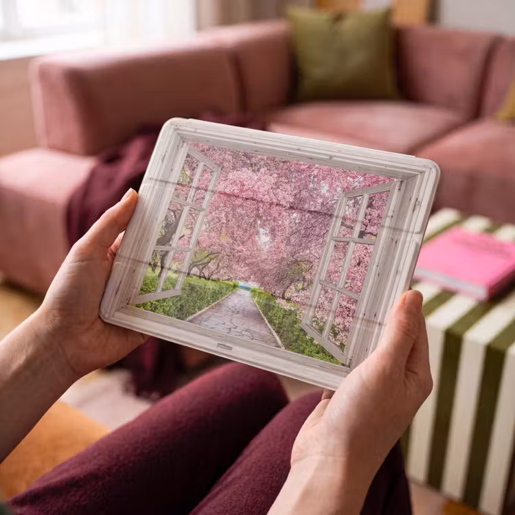 iPad-Hülle - Japanisch - Sakura - Blüte - Baum - Blütenzweige - Durchsichtig — 4