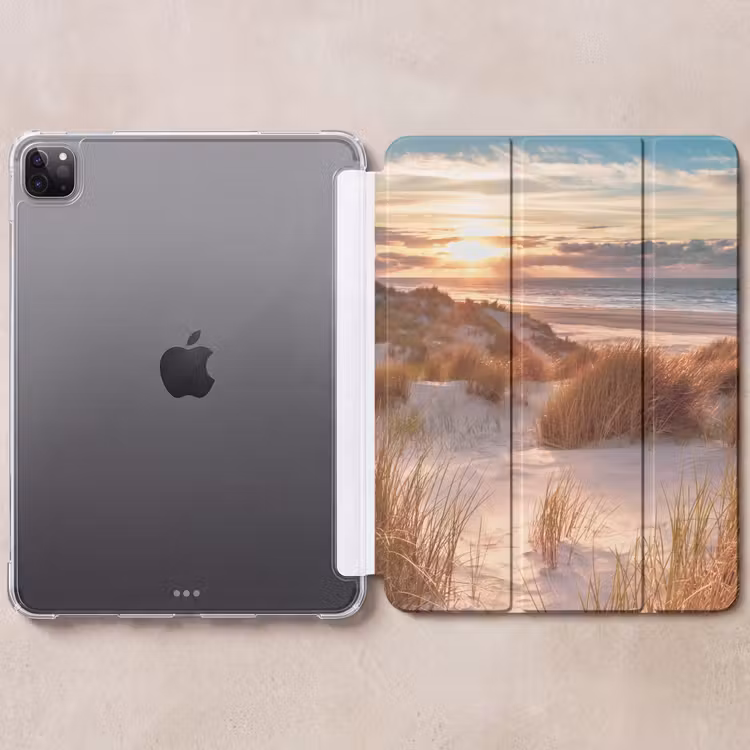 iPad-Hülle - Düne - Pflanzen - Sonnenuntergang - Strand - Meer — 6