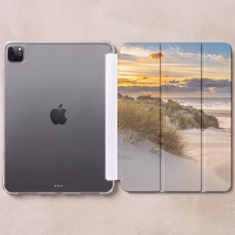 iPad-Hülle - Strand - Düne - Gras - Sonnenuntergang - Meer — 6