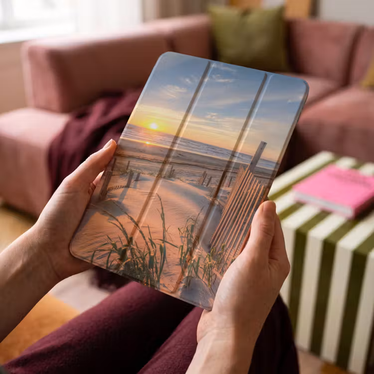 iPad-Hülle - Strand - Meer - Düne - Sonnenuntergang - Landschaft — 4