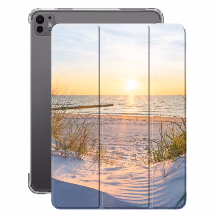 iPad-Hülle - Strand - Sonne - Düne - Gras - Sand - Horizont — 1