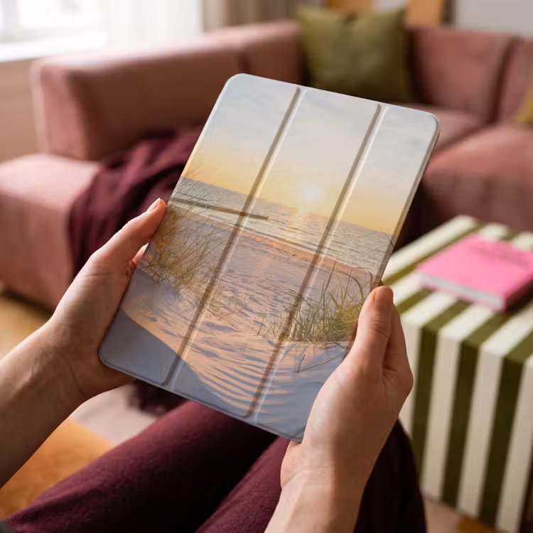 iPad-Hülle - Strand - Sonne - Düne - Gras - Sand - Horizont — 4