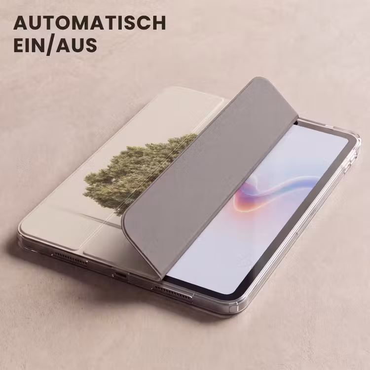 iPad-Hülle - Eichenbaum - Grün - Heller Hintergrund — 5