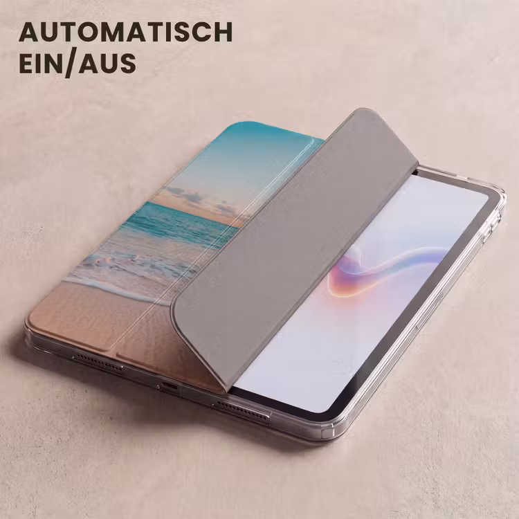 iPad-Hülle - Sonnenuntergang - Strand - Meer - Sommer - Blau — 5