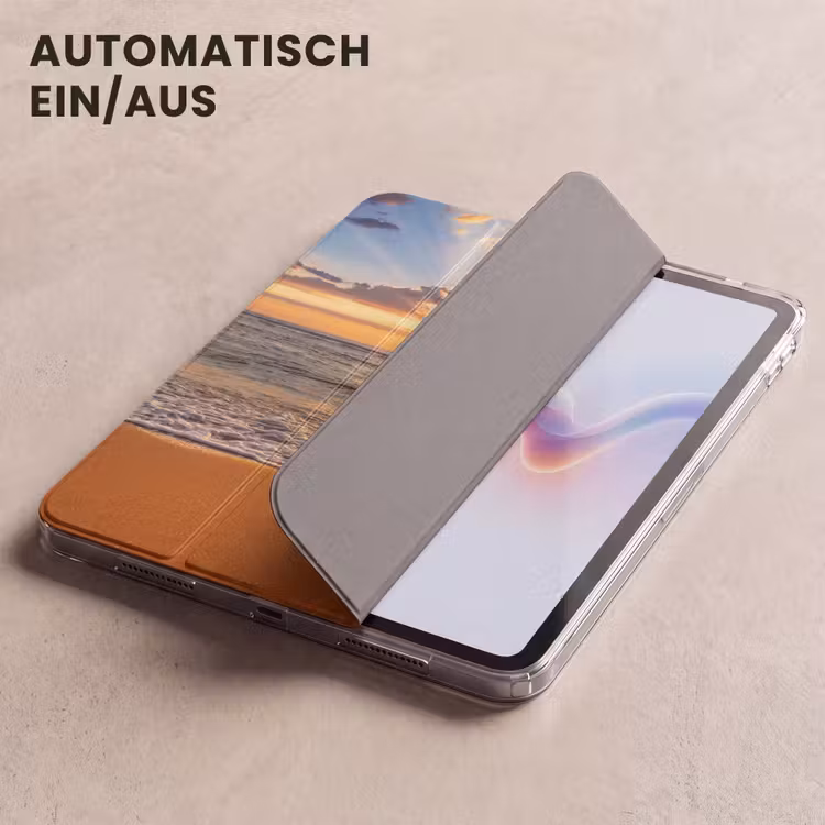 iPad-Hülle - Strand - Sonnenuntergang - Meer - Wolken - Horizont — 5