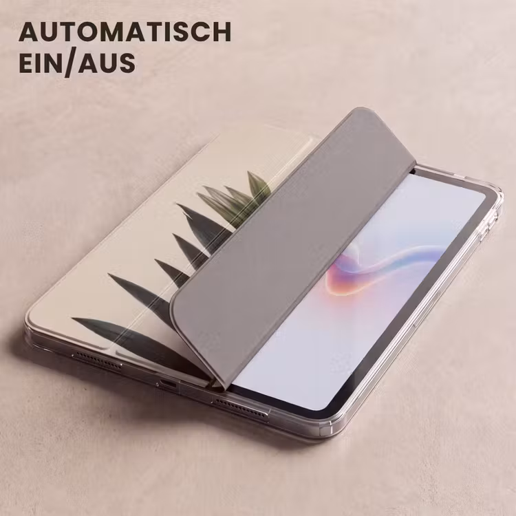 iPad-Hülle - Palmblatt - Dunkle Blätter - Dezent — 5