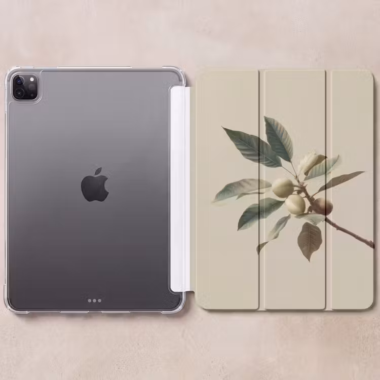 iPad-Hülle - Zweig - Grüne Blätter - Früchte — 6